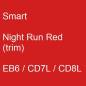 Preview: Smart, Night Run Red (trim), EB6 / CD7L / CD8L.